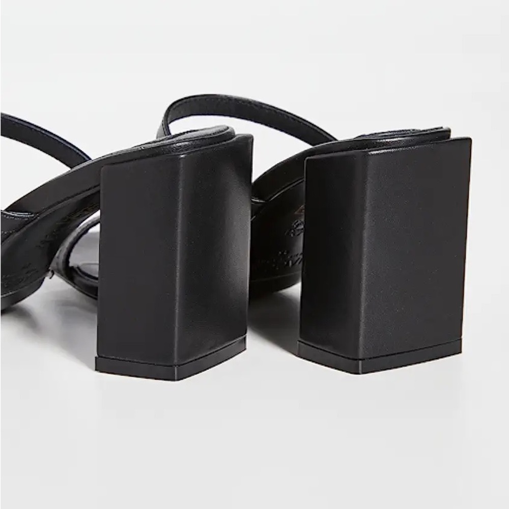 JAGGAR the Label, Black Leather, Block Heel, Strappy Sandals, Size 40 (9 US) - Picture 7 of 7